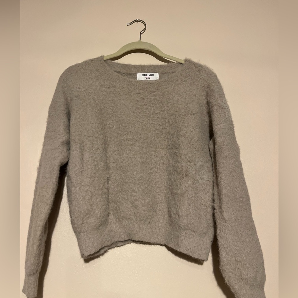 Women's Soft Tan Crew Neck Sweater